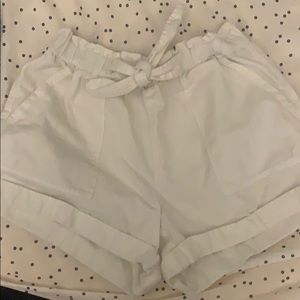 Aerie Linen Tie Shorts